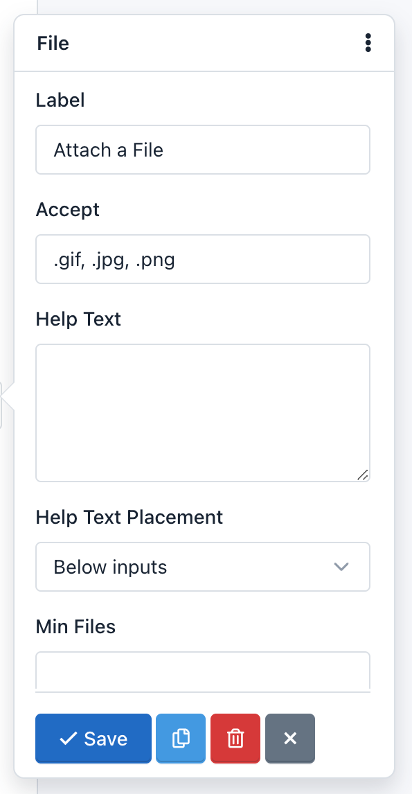 iform4u - Générateur de formulaires - Téléchargement de fichiers - Accepter