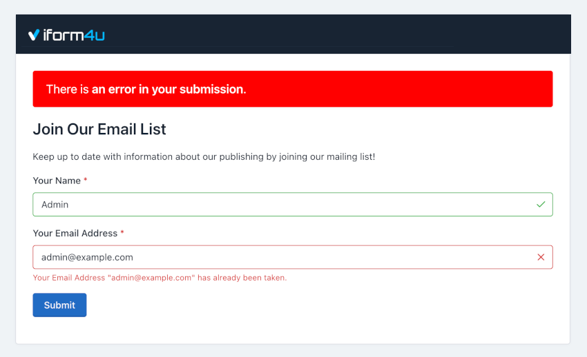 iform4u - Form Builder - Unikalne