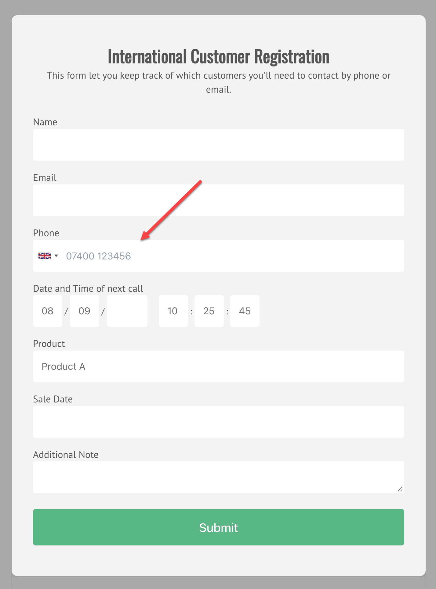 iform4u - Widget UI - Come Configurare un Widget UI - 2