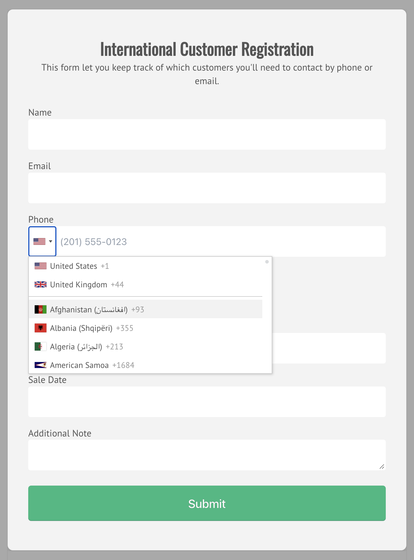 iform4u - Widget UI - Come Usare un Widget UI - 2