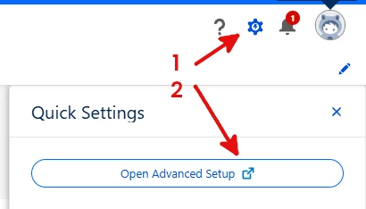 Accesso configurazione Salesforce