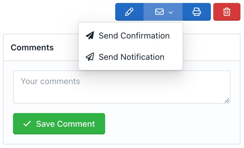 Gestione Sottomissioni - Reinvia Email