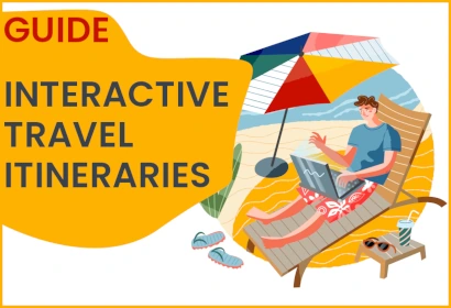 Interactive travel itineraries online form guide