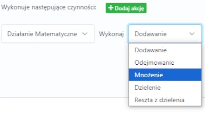 Operacje matematyczne